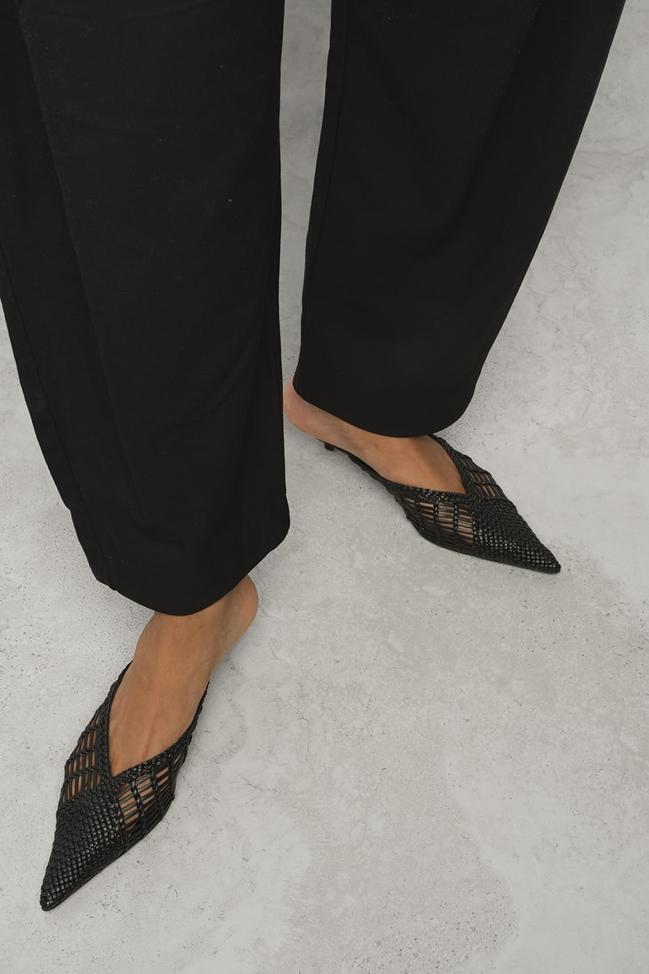 Cali Woven Point Black