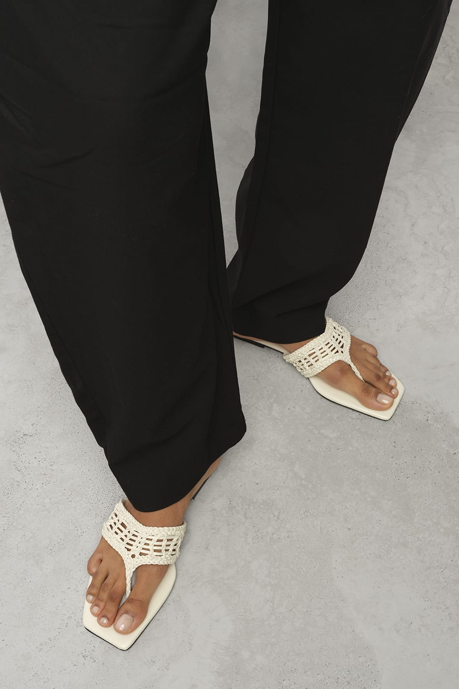 Cali Woven Sandal Crema