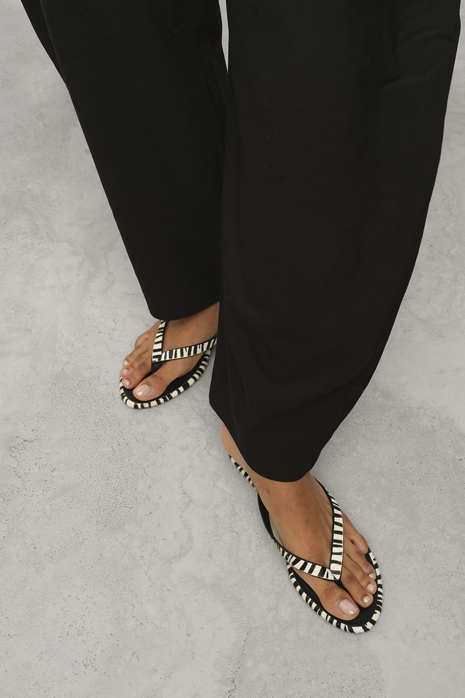 Sonni Kitten Heel Zebra