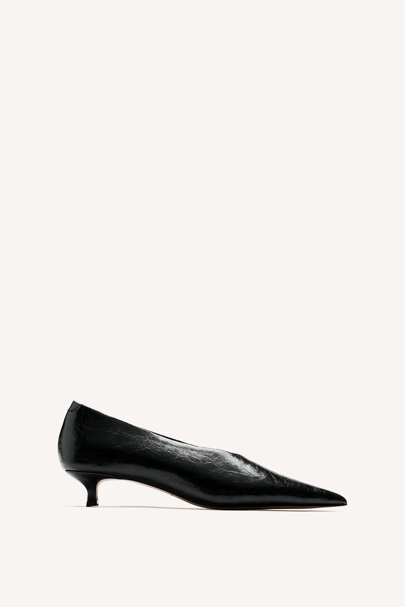 Lani Pump Black Crinkle