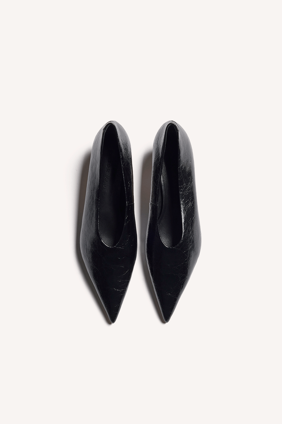 Lani Pump Black Crinkle
