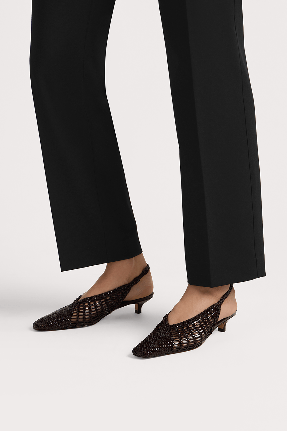 Cali Woven Mule Bordeaux Crinkle