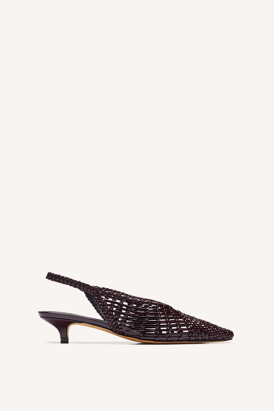 Cali Woven Mule Bordeaux Crinkle