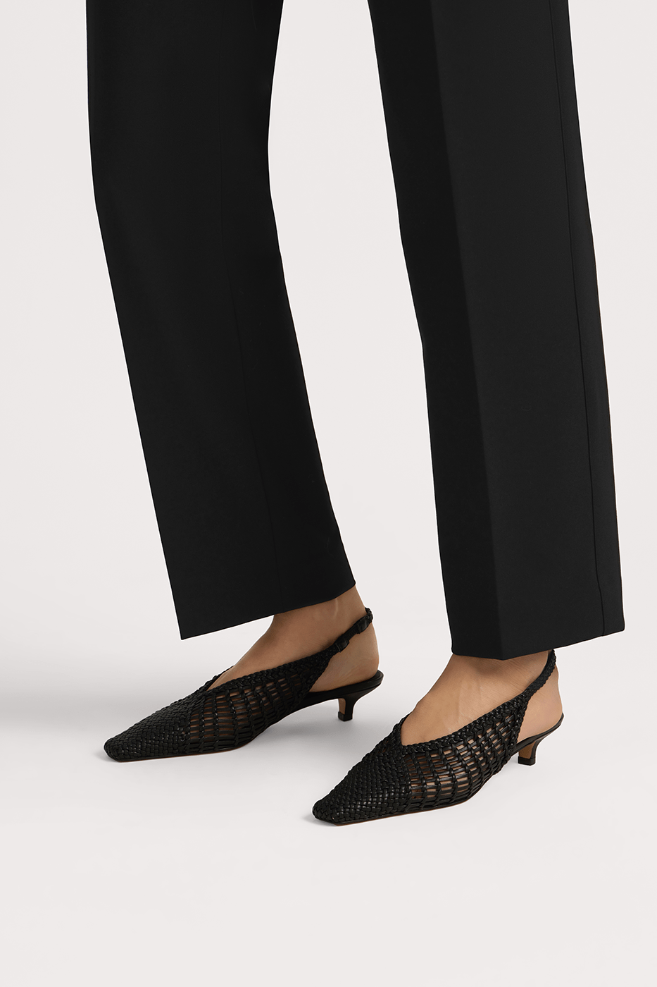 Cali Woven Mule Black