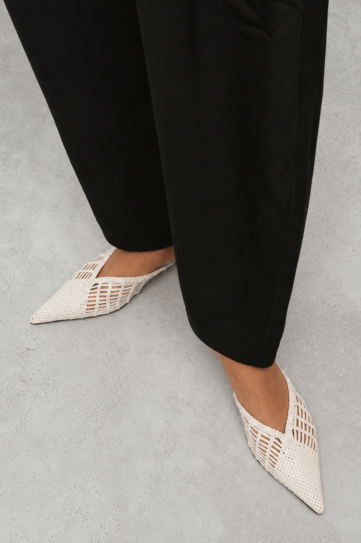 Cali Woven Point Crema