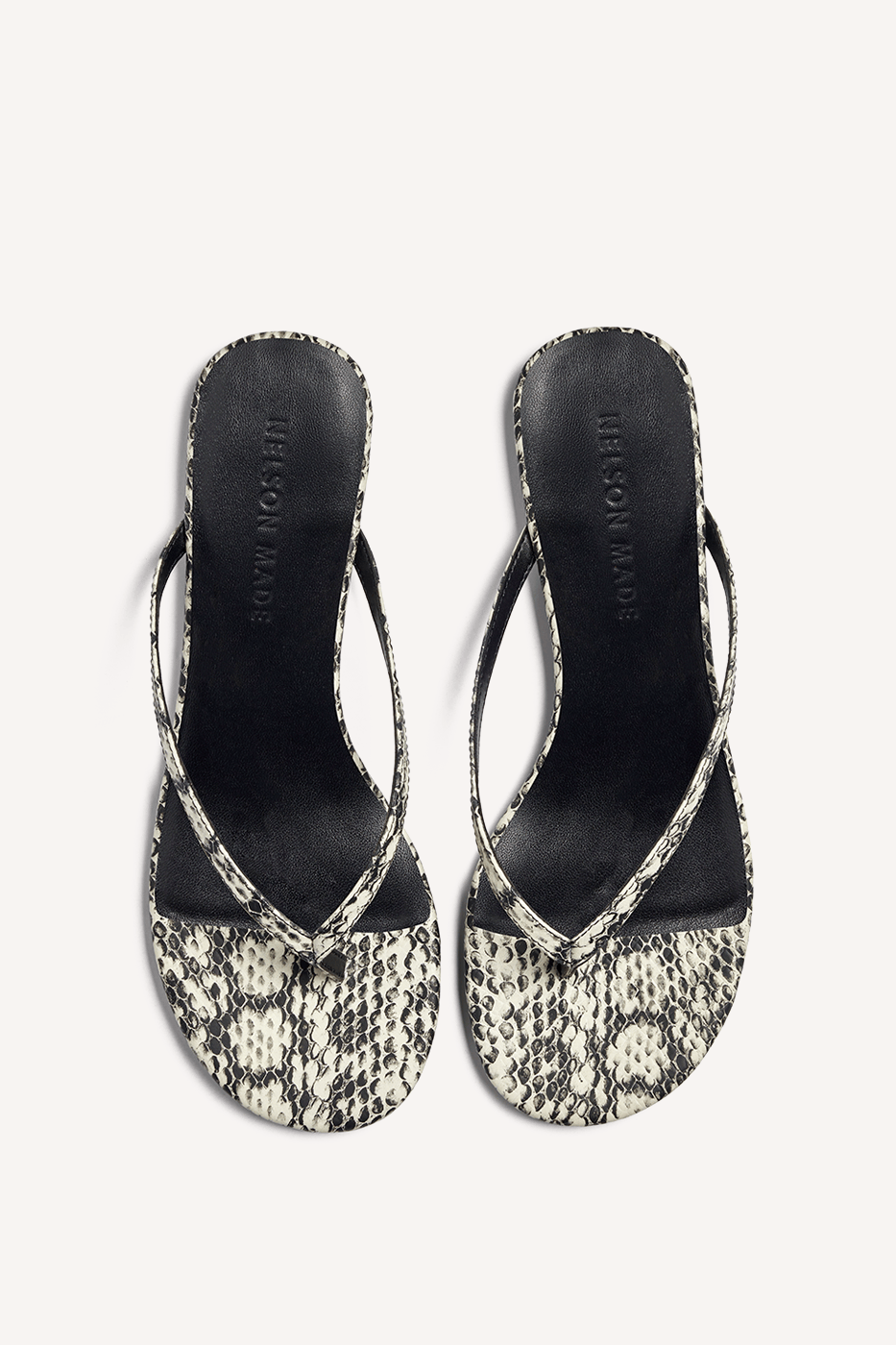 Dia Sandal Snake Emboss