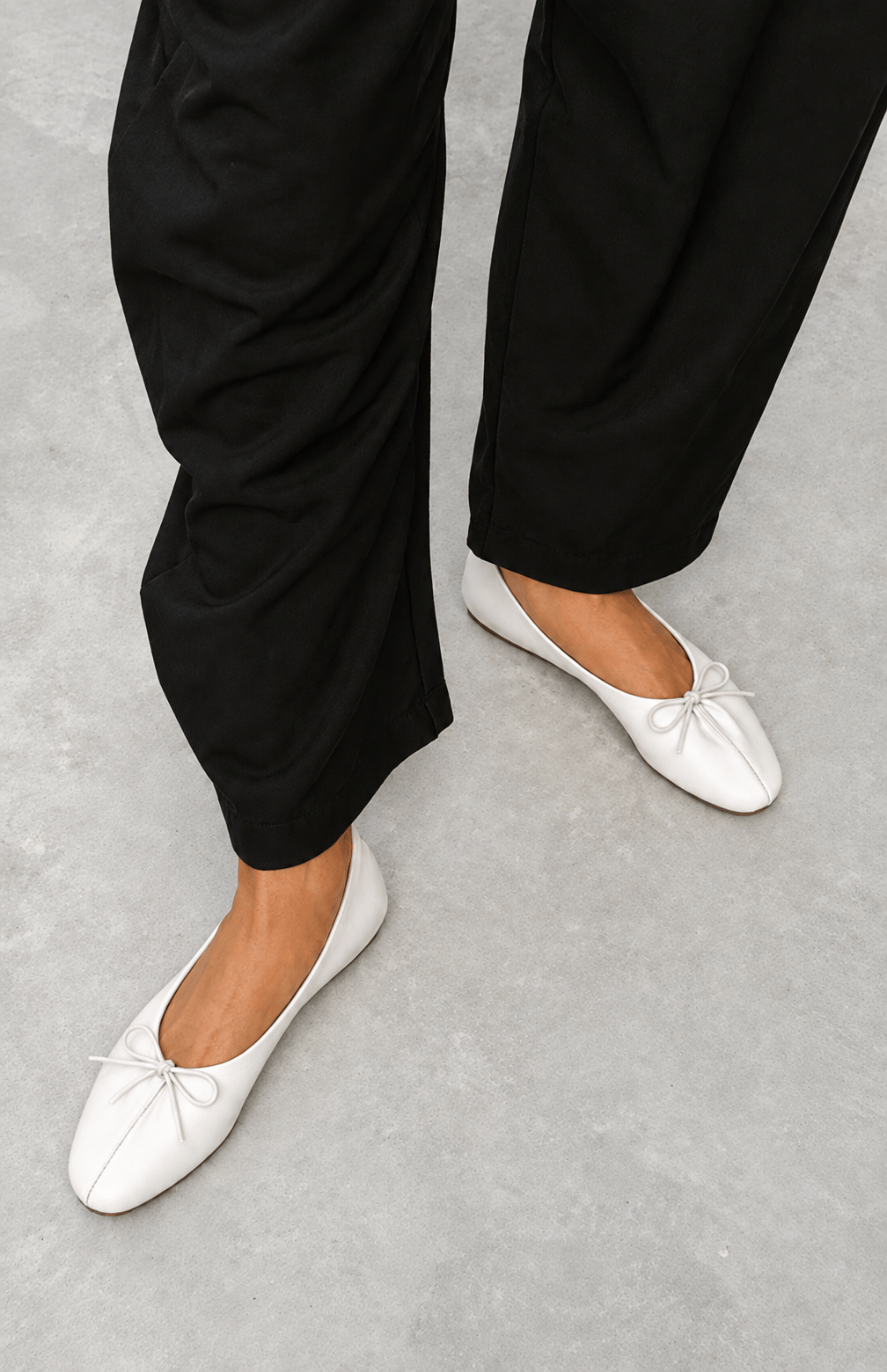 Java Ballet Flat White