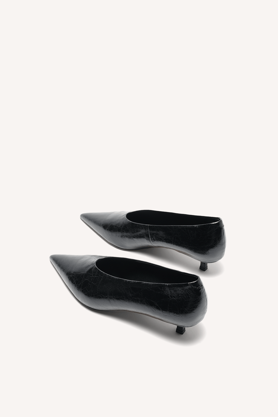 Lani Pump Black Crinkle