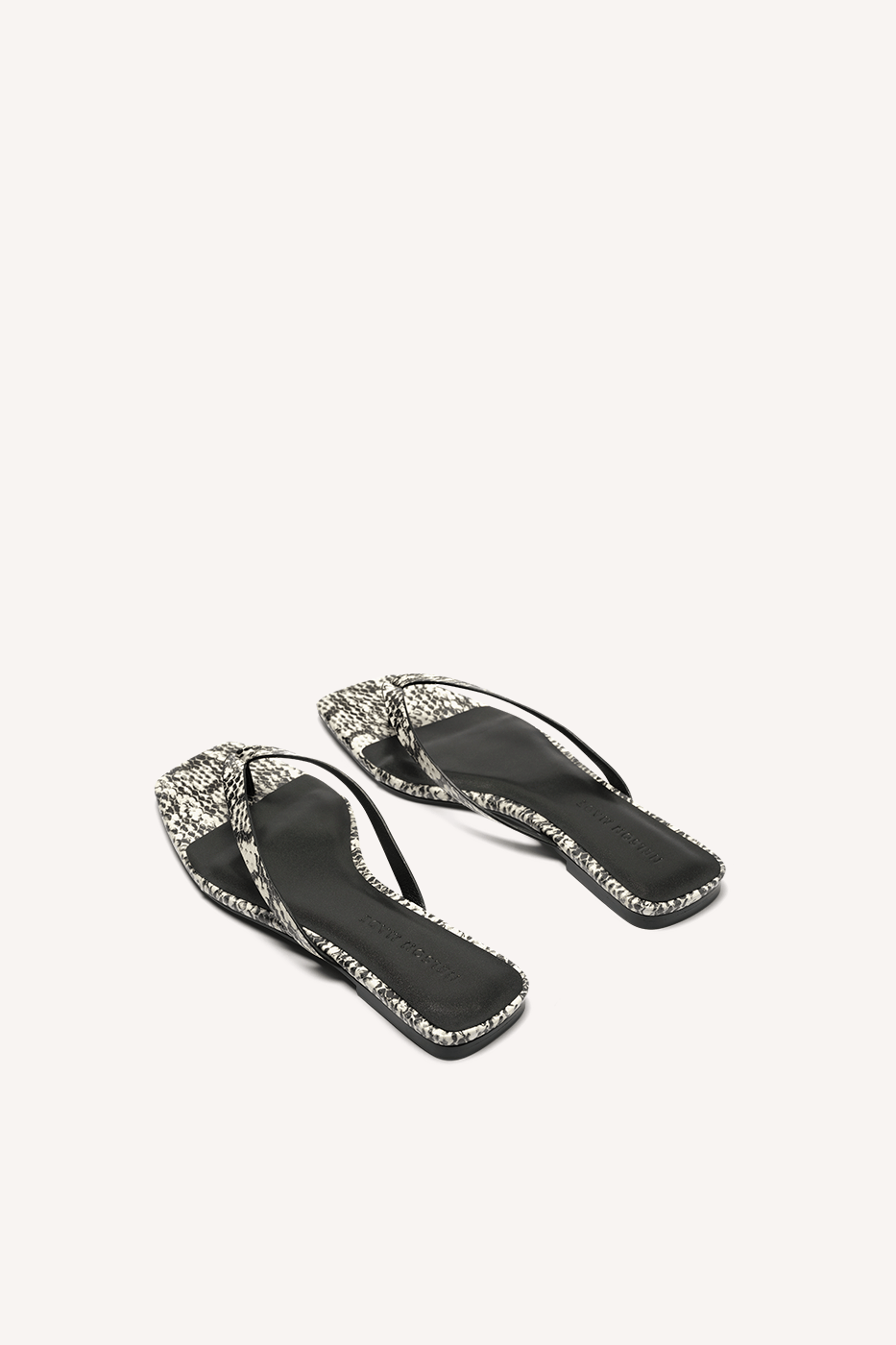 Petra Sandal Snake Emboss
