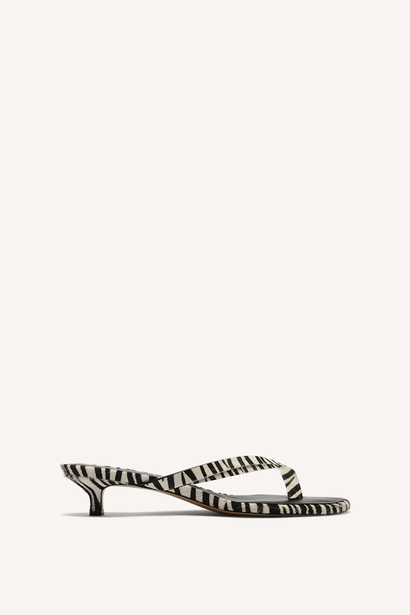 Sonni Kitten Heel Zebra
