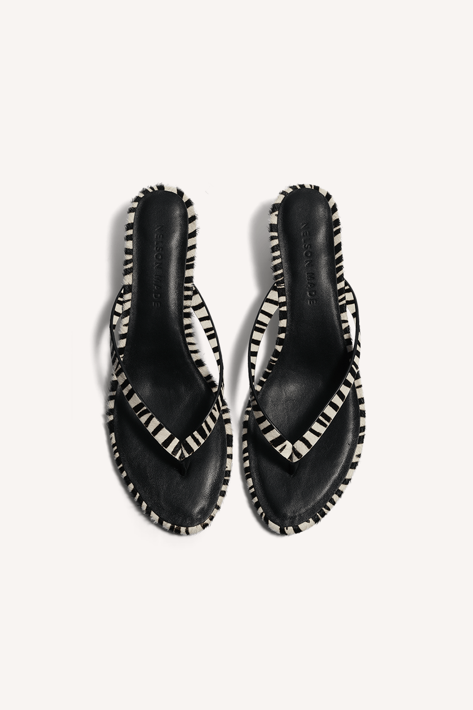 Sonni Kitten Heel Zebra
