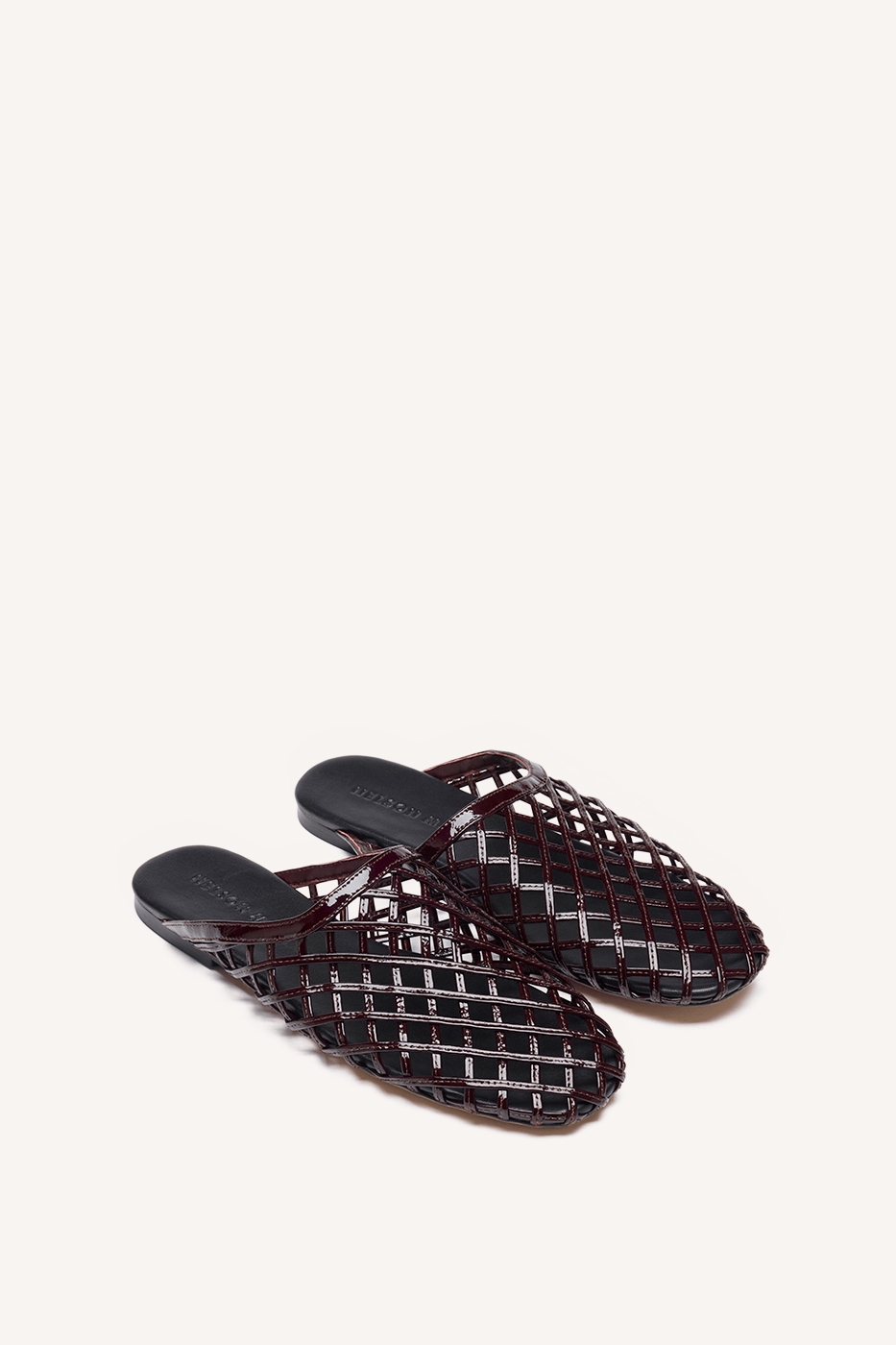 Alba Flat Bordeaux Crinkle