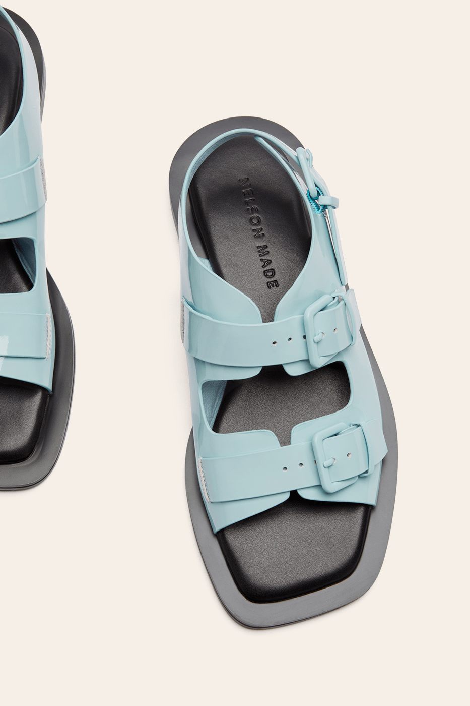 Baby blue hot sale strappy sandals