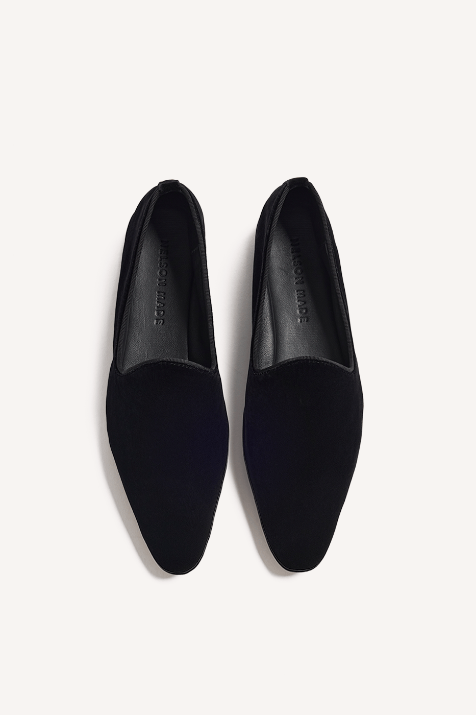 Zora Flat Black Velvet